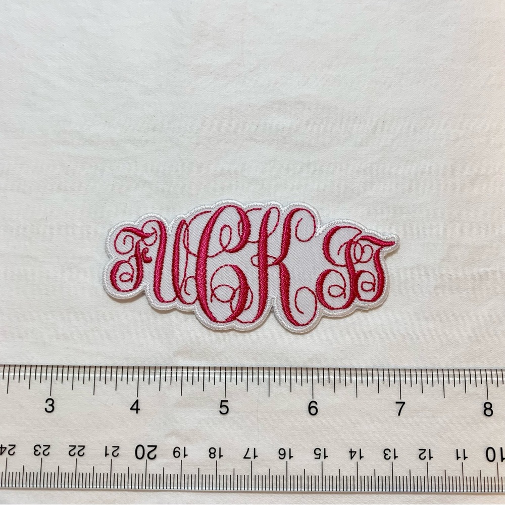 F*ck It Pink Monogram Sew On Patch